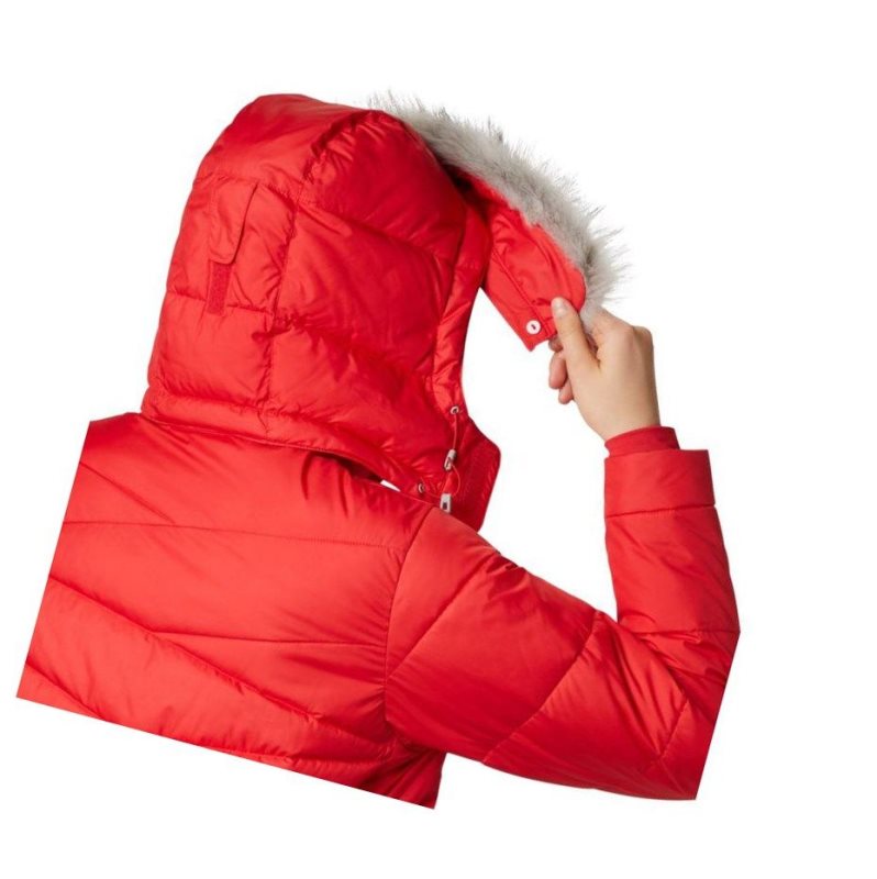 Kurtki Columbia Peak to Park Insulated Damskie Czerwone | 72IDYQVXF