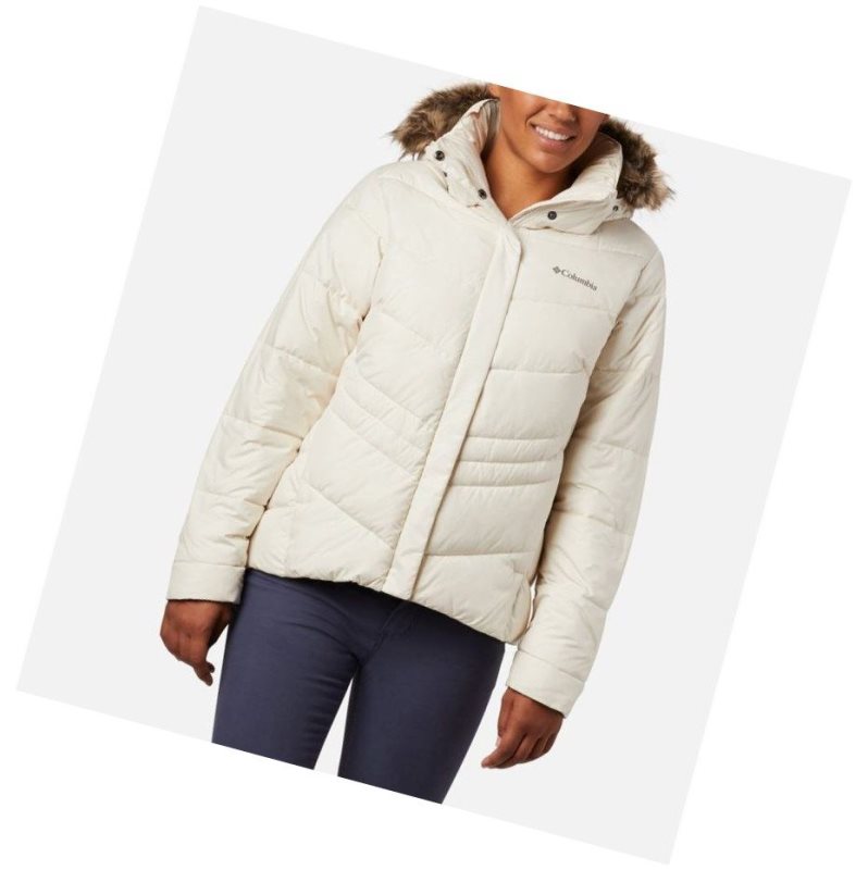 Kurtki Columbia Peak to Park Insulated Damskie Kremowe | 39SJLBWIR