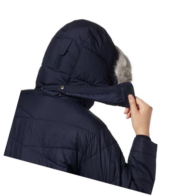 Kurtki Columbia Peak to Park Insulated Plus Size Damskie Granatowe | 83NVZATDS