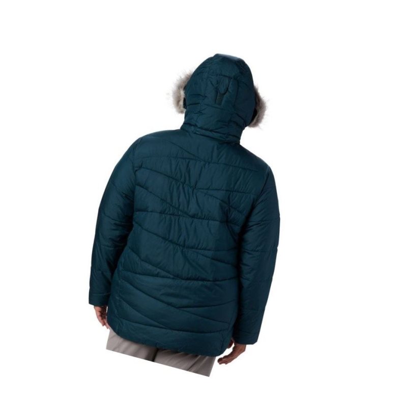 Kurtki Columbia Peak to Park Insulated Plus Size Damskie Niebieskie | 94ZTCLWIB