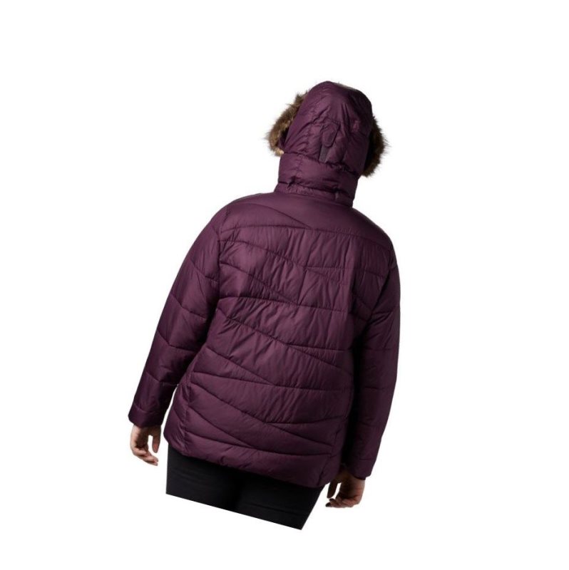 Kurtki Columbia Peak to Park Insulated Plus Size Damskie Czarne Różowe | 31CAEODHN