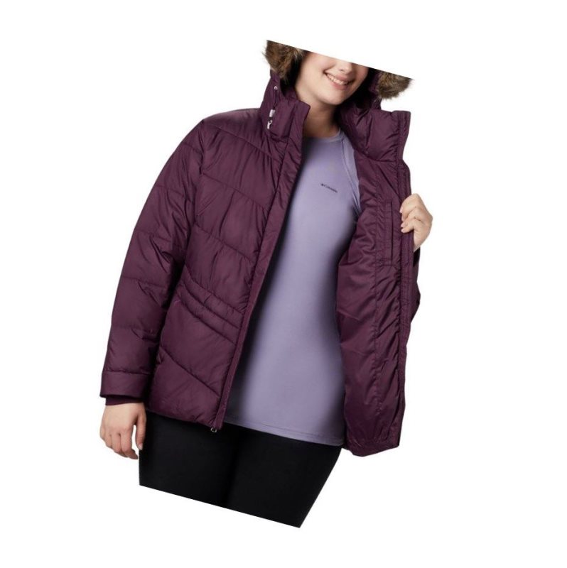 Kurtki Columbia Peak to Park Insulated Plus Size Damskie Czarne Różowe | 31CAEODHN