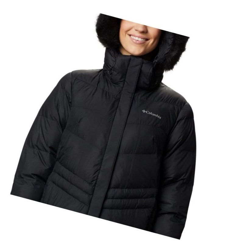 Kurtki Columbia Peak to Park Mid Insulated Damskie Czarne | 69PZTMCVY