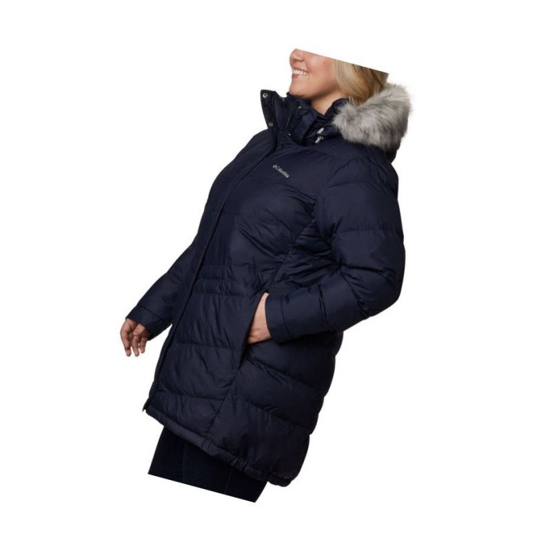 Kurtki Columbia Peak to Park Mid Insulated Plus Size Damskie Granatowe | 35QCBSIXY