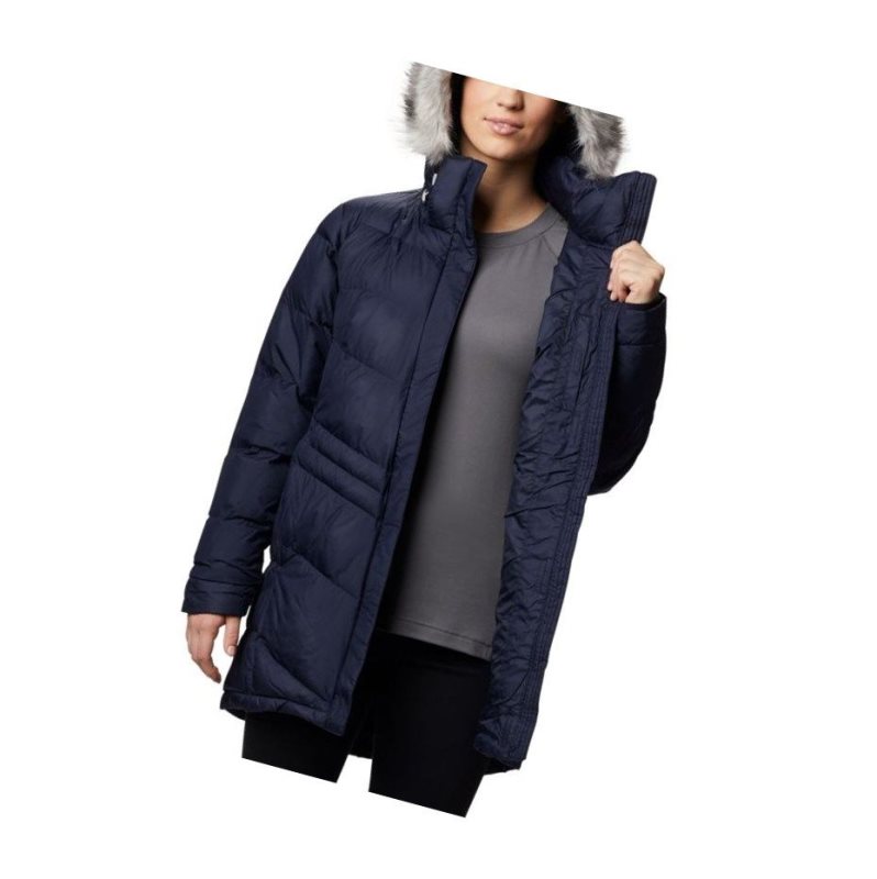 Kurtki Columbia Peak to Park Mid Insulated Damskie Granatowe | 09EYXHDIB