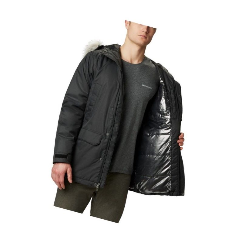 Kurtki Columbia Penns Creek II Parka Męskie Czarne | 67VHYPFUL