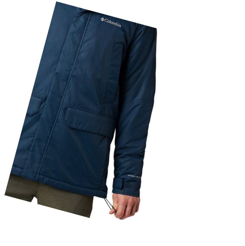 Kurtki Columbia Penns Creek II Parka Męskie Granatowe | 54OVHSXMY