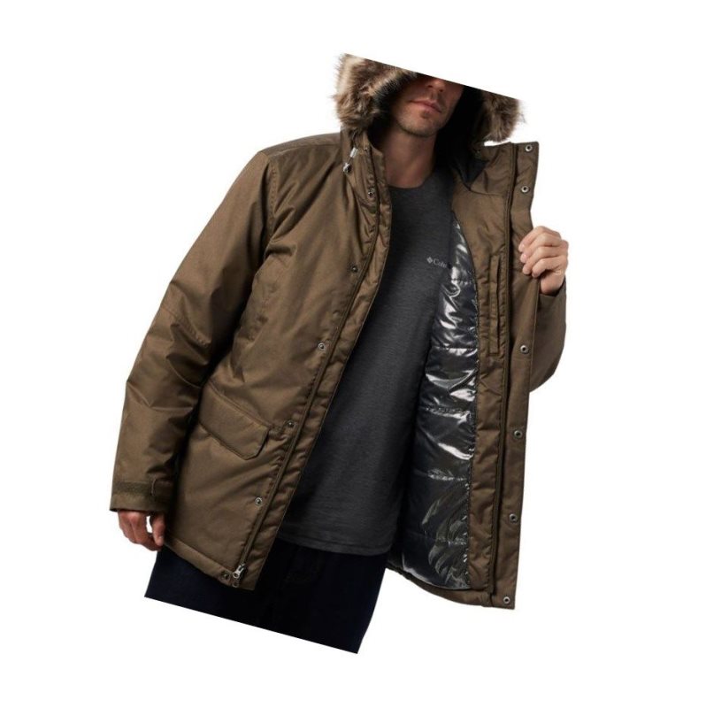 Kurtki Columbia Penns Creek II Parka Męskie Oliwkowe | 93PWYVCKS