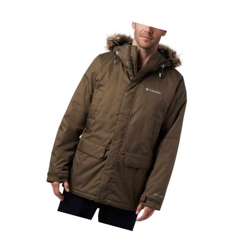 Kurtki Columbia Penns Creek II Parka Męskie Oliwkowe | 93PWYVCKS