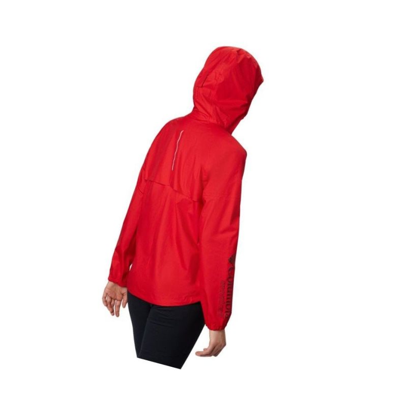 Kurtki Columbia Rogue Runner Wind Damskie Czerwone | 46EMFKQJR