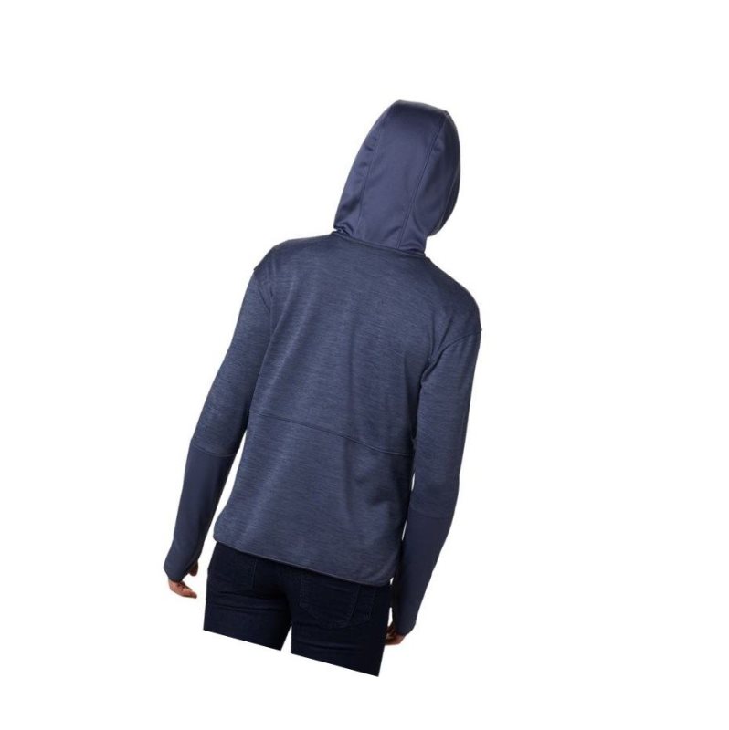 Kurtki Columbia Rosemont Station II Hooded Full Zip Fleece Damskie Granatowe | 09KHBSNIO