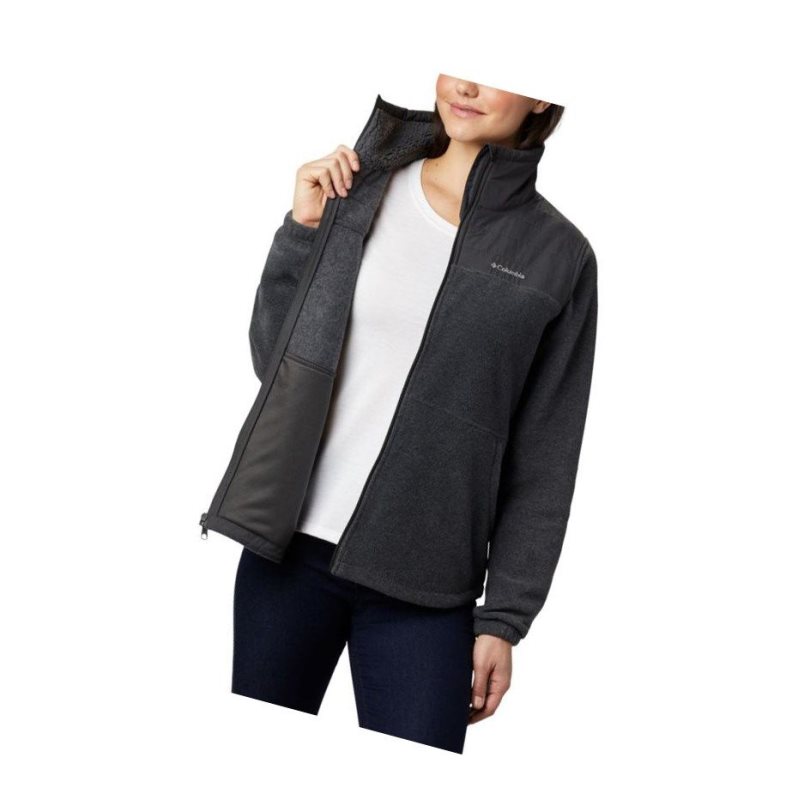 Kurtki Columbia Sawyer Rapids Overlay Full Zip Fleece Damskie Ciemny Szare | 53IEXWBYS