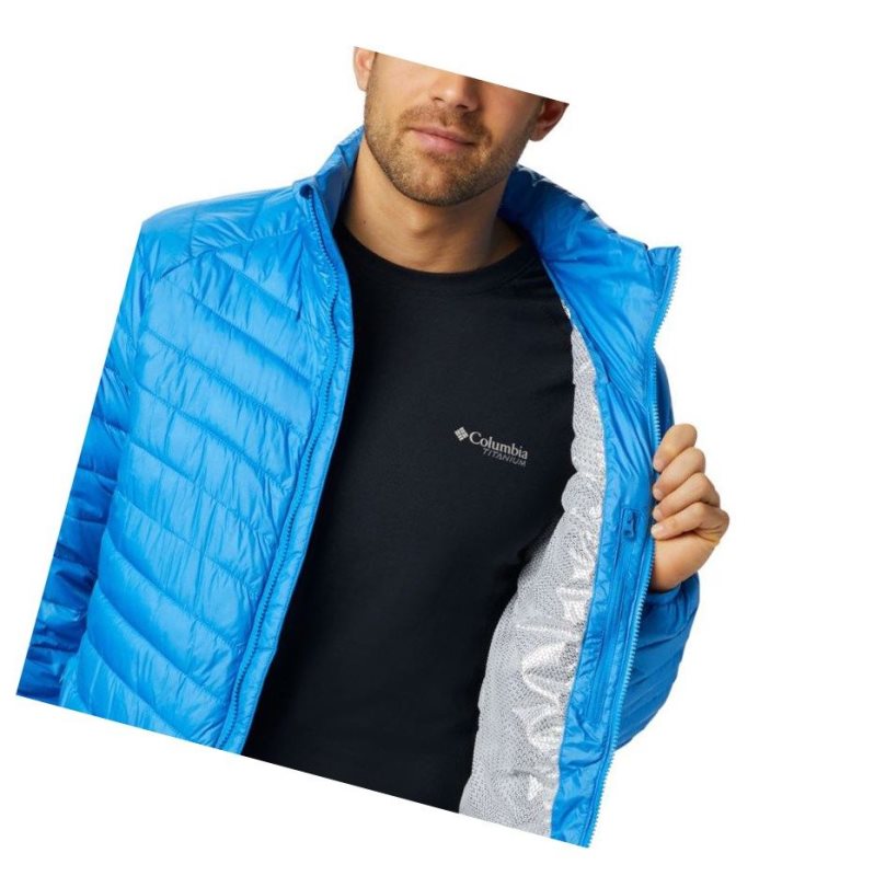 Kurtki Columbia Snow Country Męskie Lazur Niebieskie | 86NCTEJVX