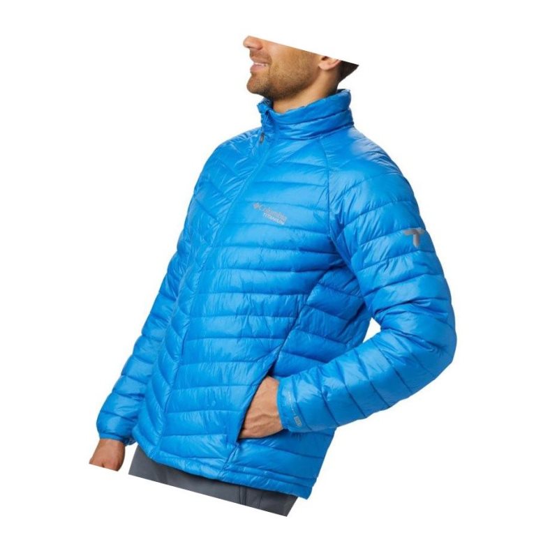 Kurtki Columbia Snow Country Męskie Lazur Niebieskie | 86NCTEJVX