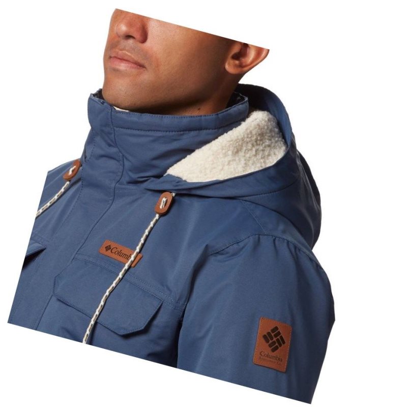 Kurtki Columbia South Canyon Lined Insulated Męskie Ciemny Niebieskie | 97LHEJTYA