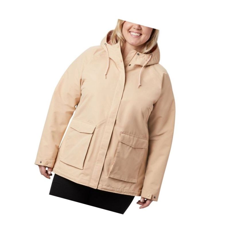 Kurtki Columbia South Canyon Plus Size Damskie Beżowe Brązowe | 58LYHMQEJ