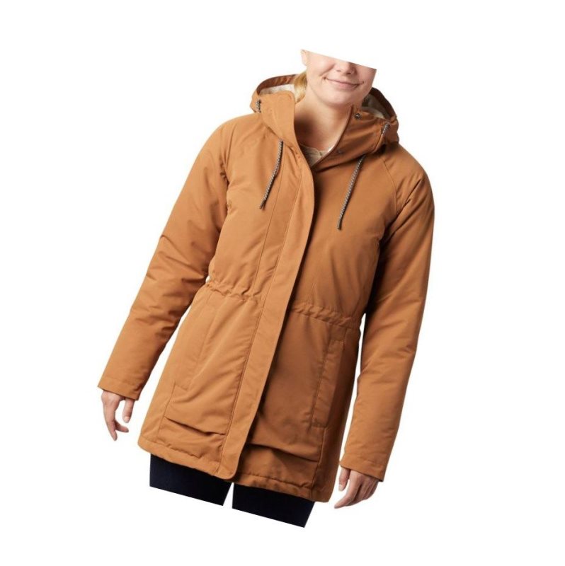 Kurtki Columbia South Canyon Sherpa Lined Damskie Brązowe | 92UBTXDWA