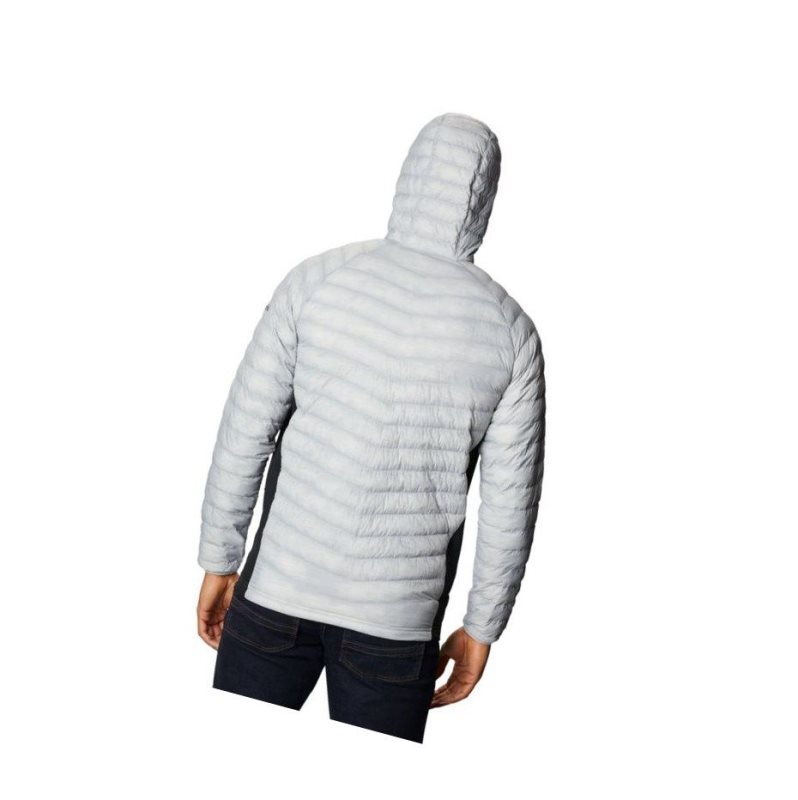 Kurtki Columbia South Valley Hybrid Hooded Męskie Szare Czarne | 29VNOXPIZ