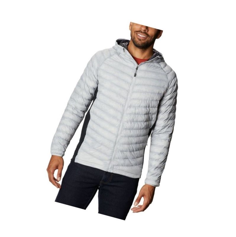 Kurtki Columbia South Valley Hybrid Hooded Męskie Szare Czarne | 29VNOXPIZ