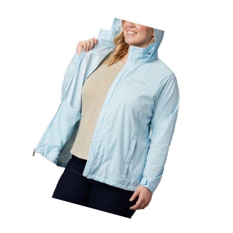 Kurtki Columbia Switchback III Plus Size Damskie Niebieskie | 37ZOIUKLE