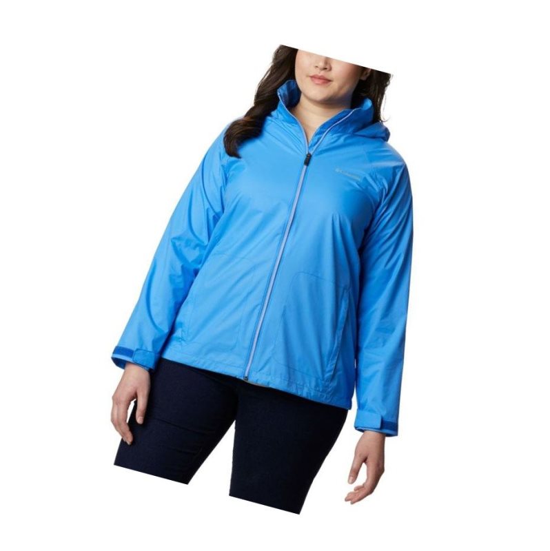 Kurtki Columbia Switchback III Plus Size Damskie Niebieskie | 27QCDEYXL