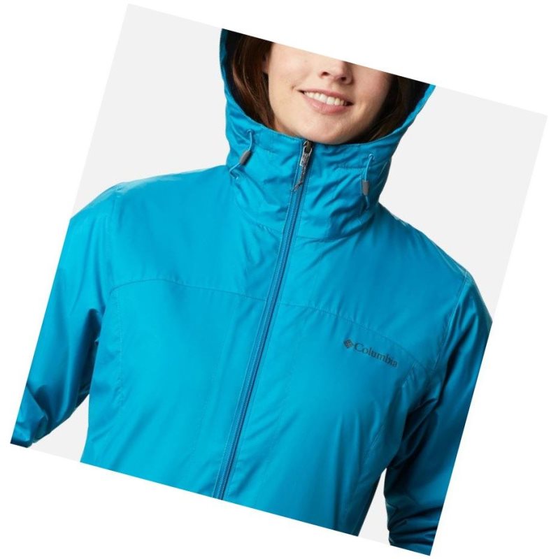 Kurtki Columbia Switchback Sherpa Lined Damskie Niebieskie | 03CXBSPWR