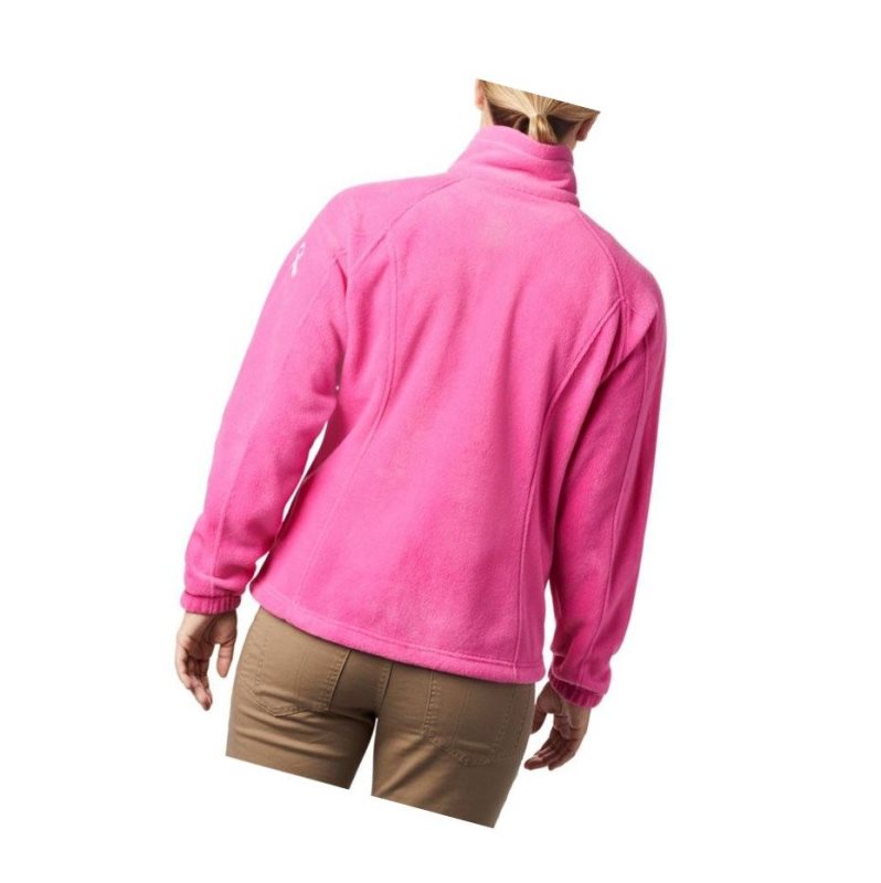 Kurtki Columbia Tested Tough In Pink Benton Springs Full Zip Damskie Różowe | 72TUKBGLJ