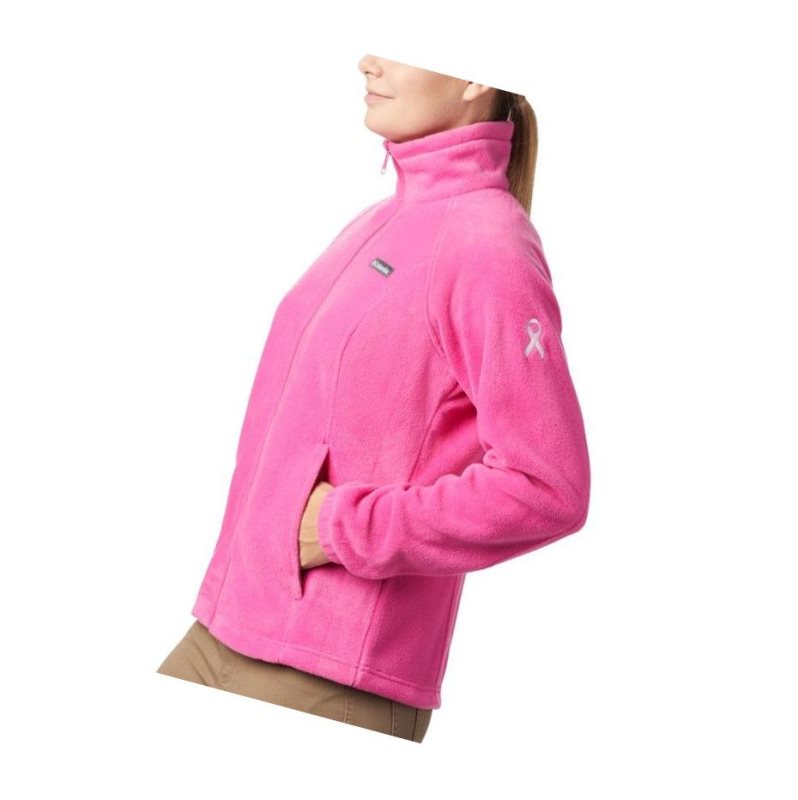 Kurtki Columbia Tested Tough In Pink Benton Springs Full Zip Damskie Różowe | 72TUKBGLJ