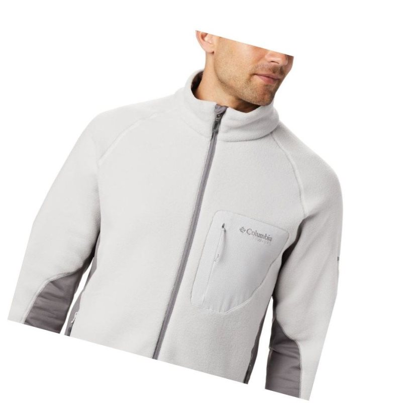 Kurtki Columbia Titan Pass 2.0 II Fleece Męskie Szare | 54XAETPIJ