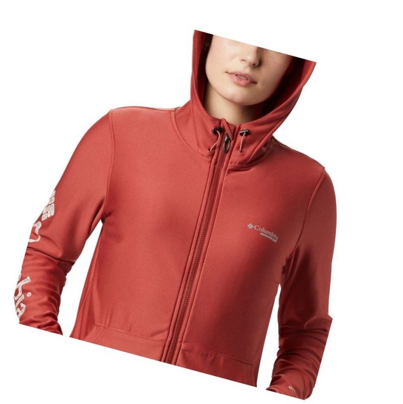 Kurtki Columbia Trinity Trail Fleece Full Zip Damskie Czerwone | 13HZTDSBU