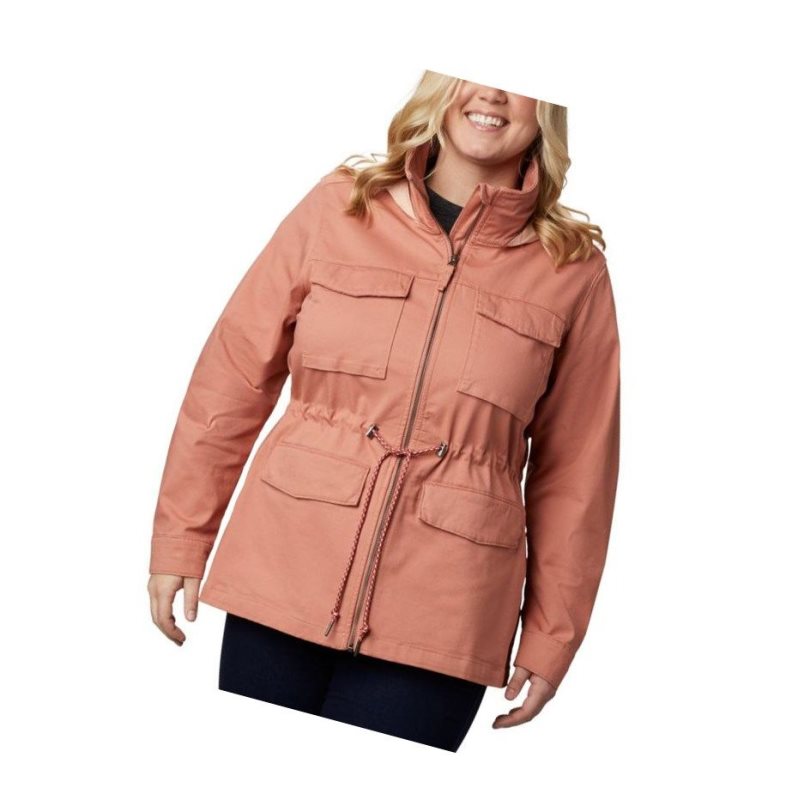 Kurtki Columbia Tummil Pines Plus Size Damskie Pomarańczowe | 05VTYAWNB