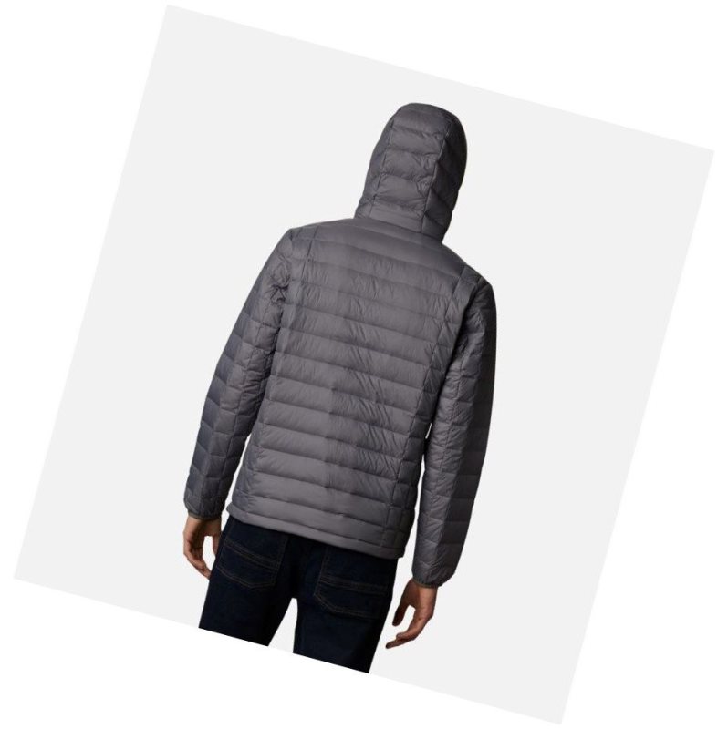 Kurtki Columbia Voodoo Falls 590 TurboDown Hooded Puffer Męskie Szare | 49ORWZALV