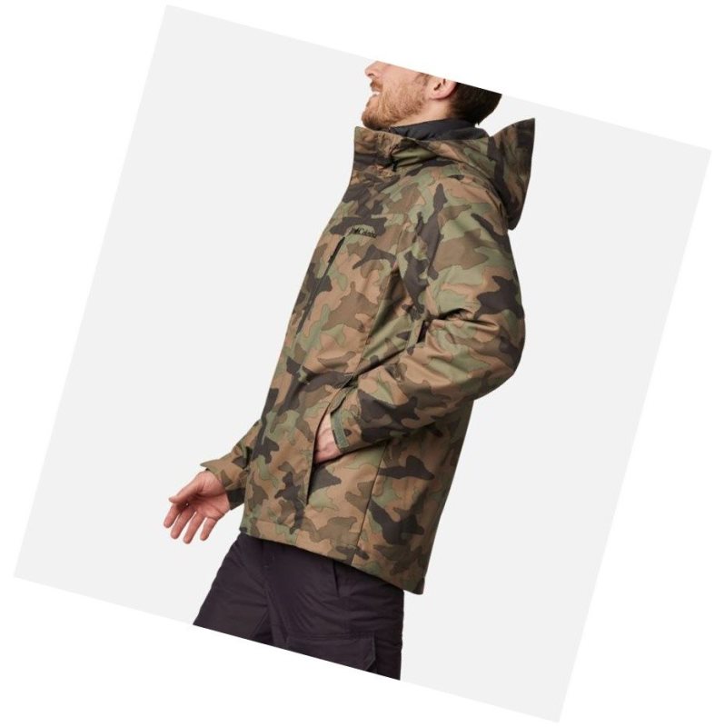 Kurtki Columbia Whirlibird IV Insulated Interchange Męskie Szare Zielone Camo | 38RDTLMQY