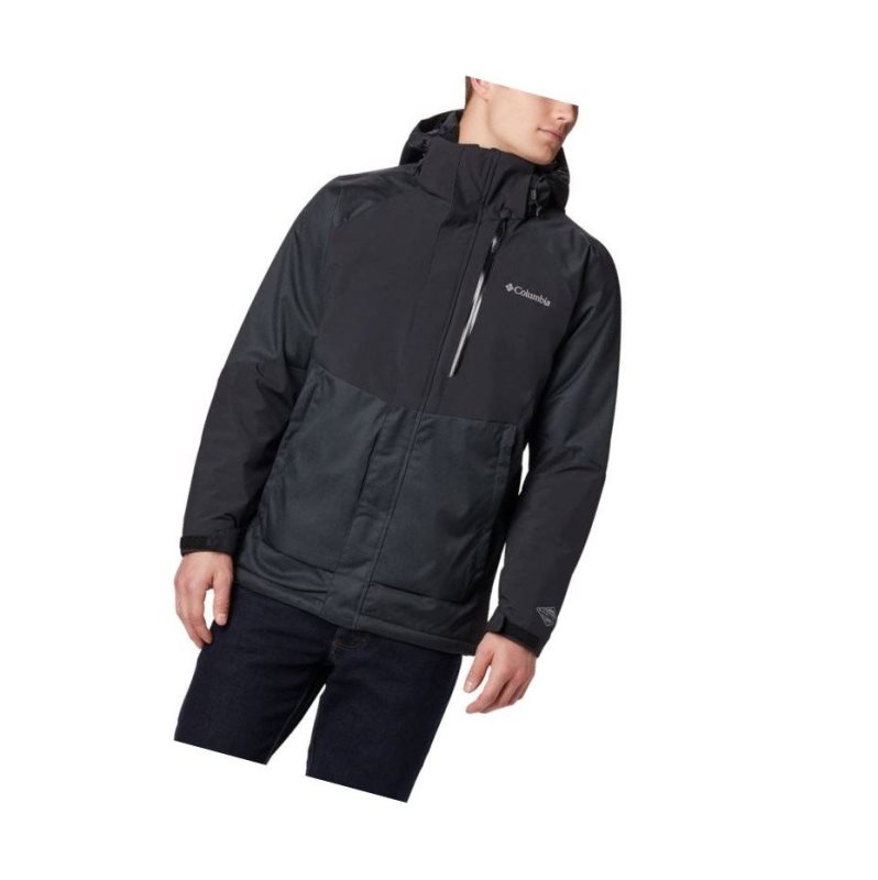 Kurtki Columbia Wildside Insulated Męskie Czarne Szare | 73FADLPTV