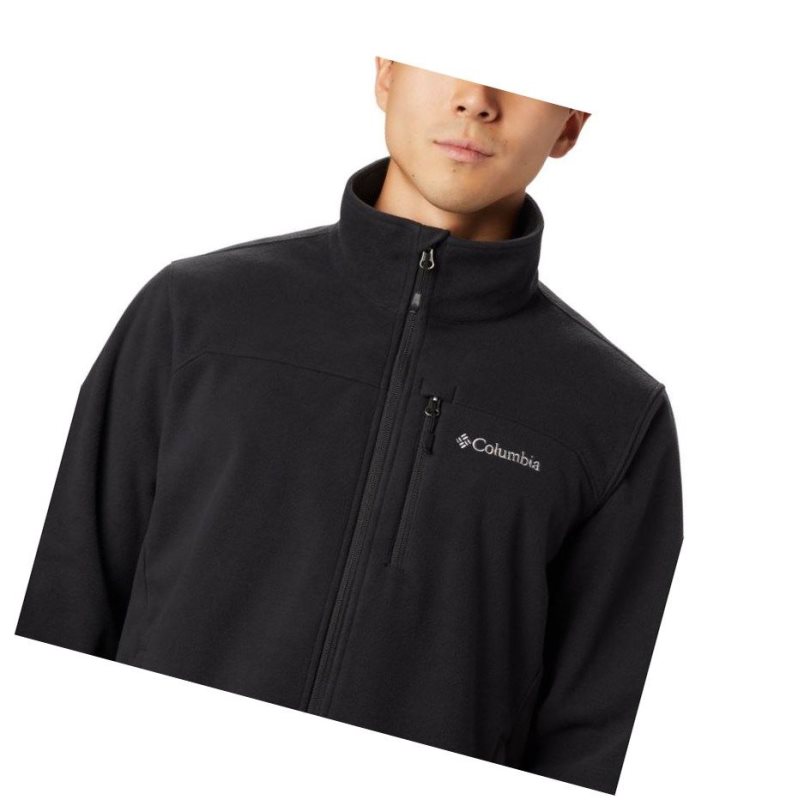 Kurtki Columbia Wind Protector Fleece Męskie Czarne | 10APJDGQL