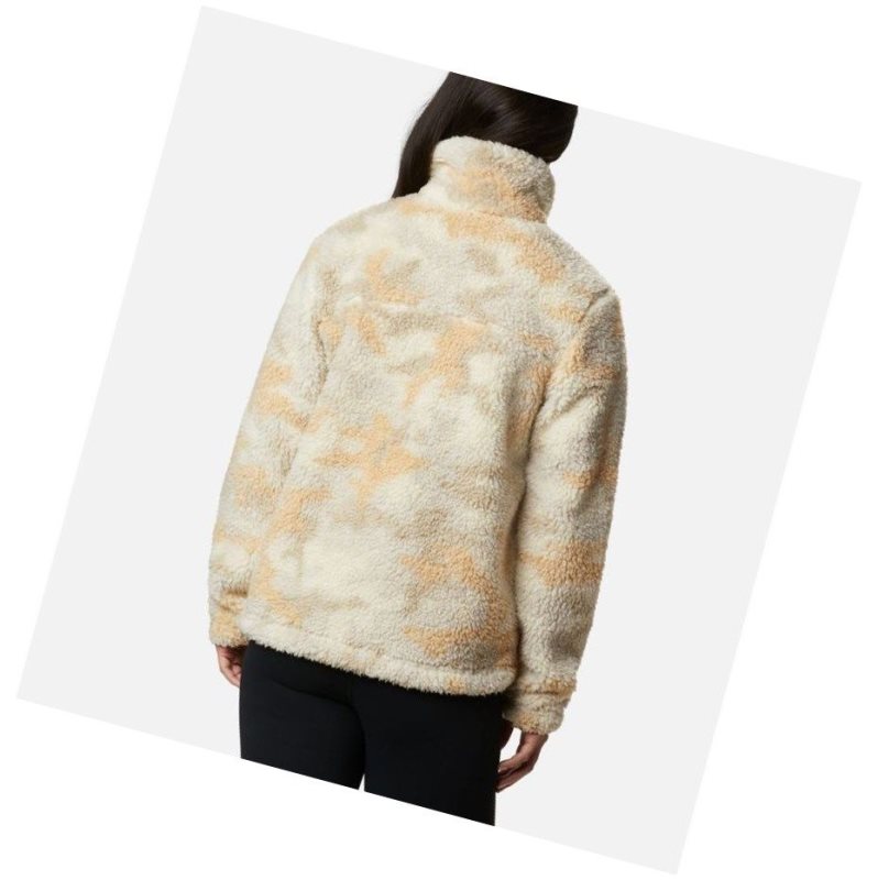 Kurtki Columbia Winter Pass Sherpa Full Zip Damskie Camo | 07XIYMZQC