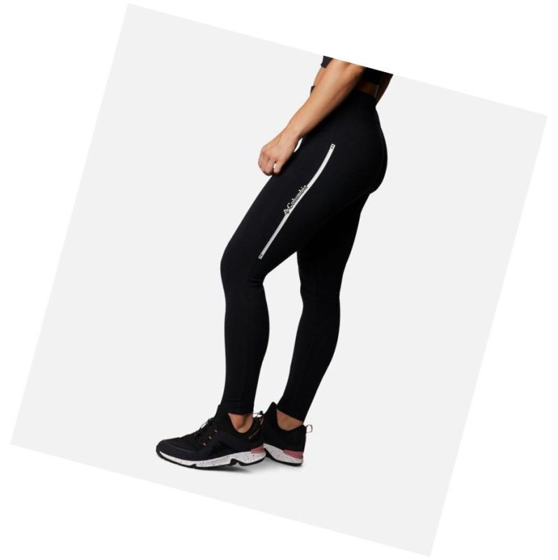 Legginsy Columbia Lodge Damskie Czarne | 43ARDIMLK