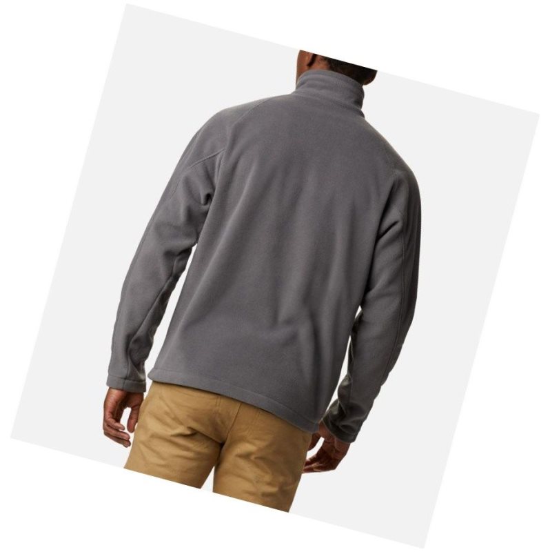 Pulower Columbia Fast Trek III Half Zip Fleece Męskie Szare | 35GRIQKXV