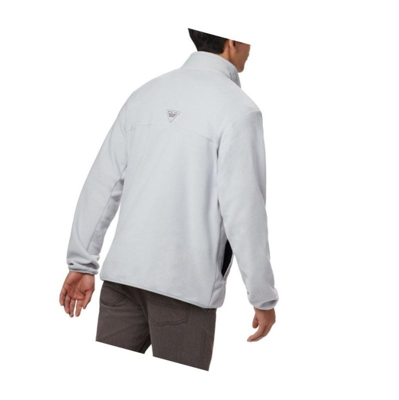 Pulower Columbia Harborside II Fleece Męskie Szare | 73UPICFBA