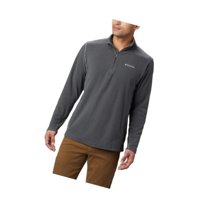 Pulower Columbia Klamath Range II Half Zip Fleece Męskie Ciemny Szare | 80OCVGSLF