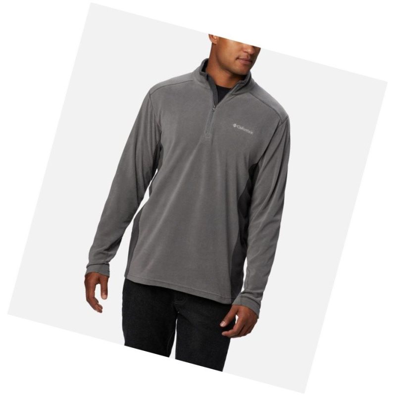 Pulower Columbia Klamath Range II Half Zip Fleece Big Męskie Szare | 61STPGOLK