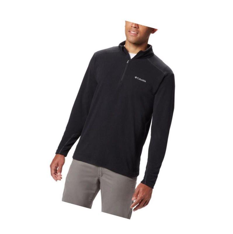 Pulower Columbia Klamath Range II Half Zip Fleece Męskie Czarne | 42WBYUNMC