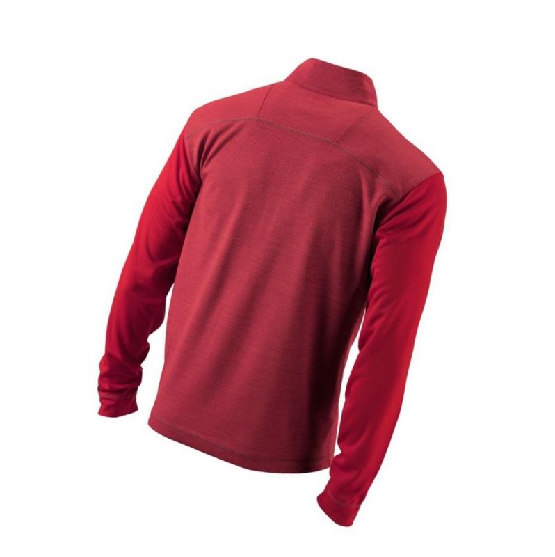 Pulower Columbia Omni-Heat Regulation 1/4 Zip Męskie Czerwone | 68WUSTMGH