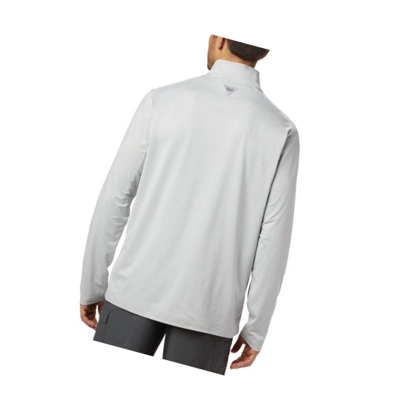 Pulower Columbia PFG Slack Tide 1/4 Zip Męskie Szare | 97ZPILKYA