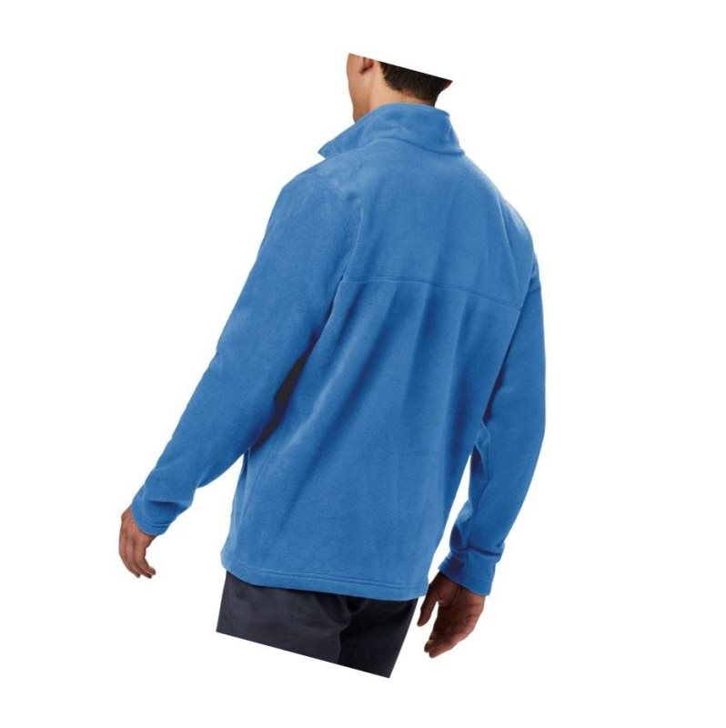 Pulower Columbia Steens Mountain Half Snap Fleece Męskie Niebieskie | 79ADOGMBV