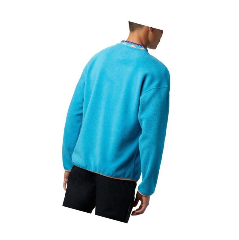 Pulower Columbia Wapitoo Fleece Męskie Niebieskie | 53BAMWCZP