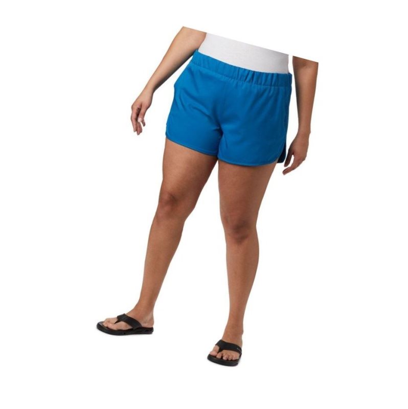 Spodenki Columbia Chill River Plus Size Damskie Niebieskie | 96PDZMIVH