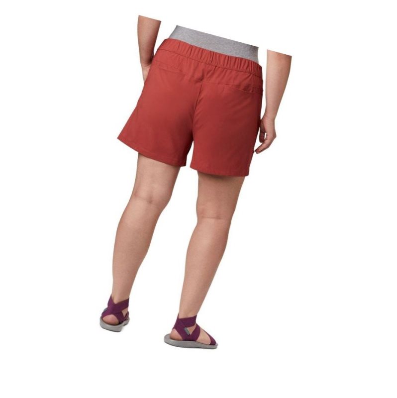 Spodenki Columbia Firwood Camp II Plus Size Damskie Czerwone | 10RSIETJA