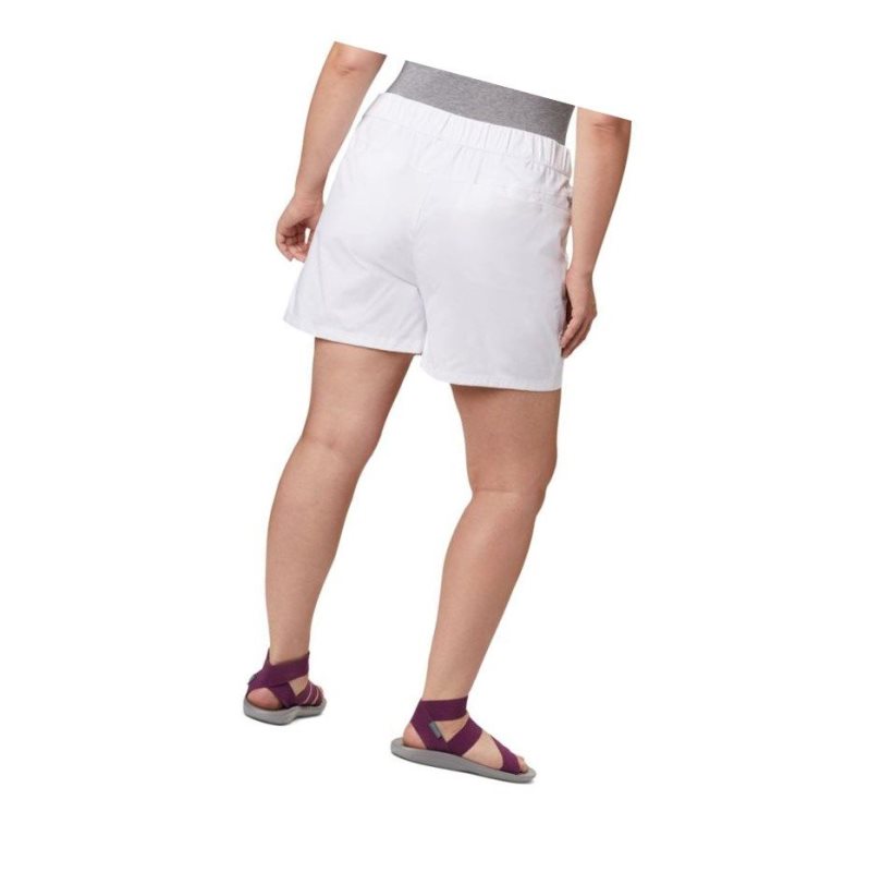 Spodenki Columbia Firwood Camp II Plus Size Damskie Białe | 86XHBJDLE