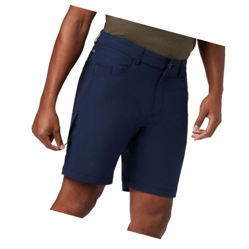 Spodenki Columbia Outdoor Elements 5 Pocket Męskie Granatowe | 07CKFZLAV